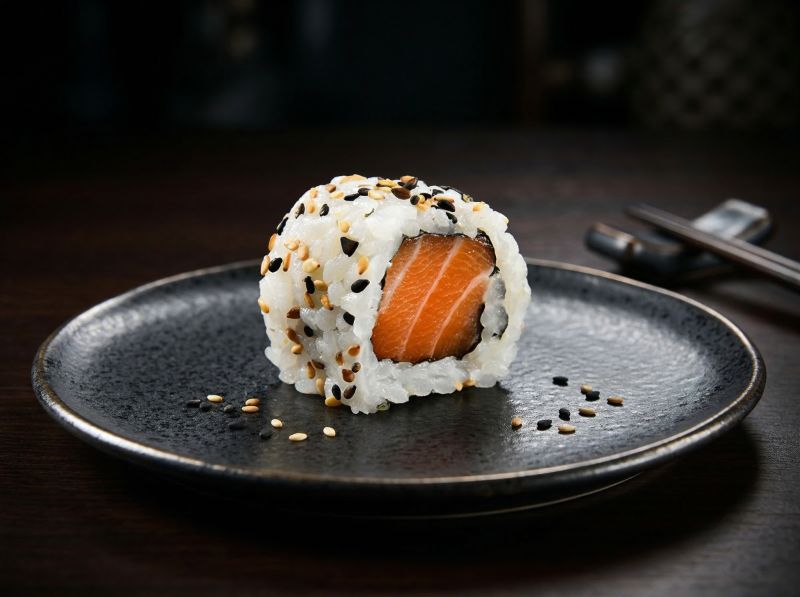 Uramaki de Salmão